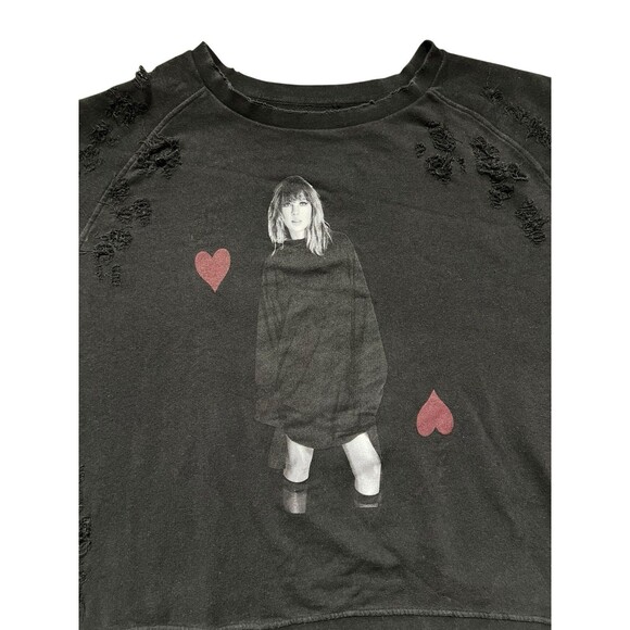 Taylor Swift Reputation Distressed King Of My Heart Sweater Dress Size xs/s - Picture 10 of 16